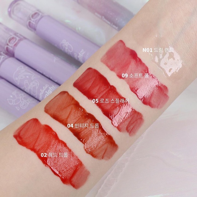 🎉 [ NEW] 🎊 SON ROMAND GLASTING WATER TINT & ROM&ND X NEONMOON 🌟