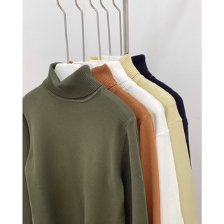 Áo 832 xanh rêu highneck sweater