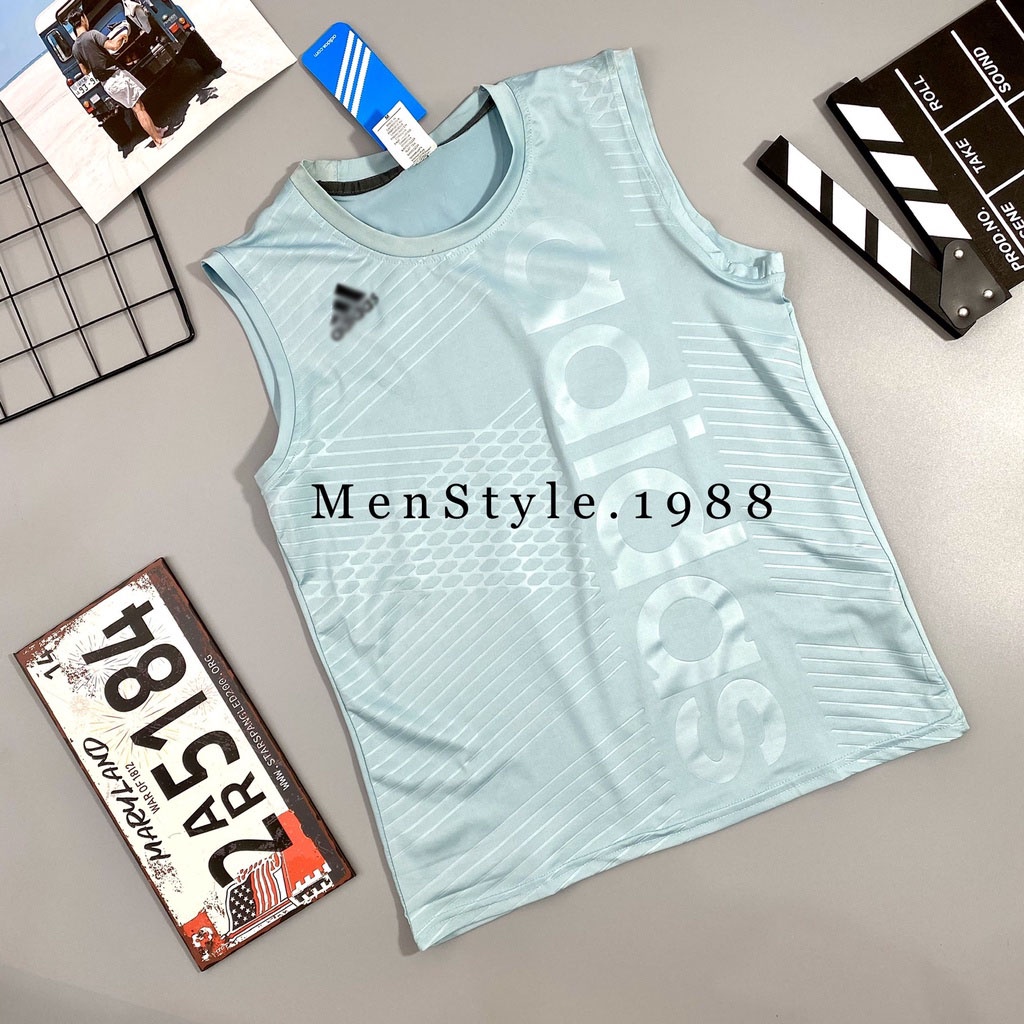 Áo ba lỗ nam thể thao Menstyle 1988 dành cho tập gym co dãn 4 chiều thoáng mát