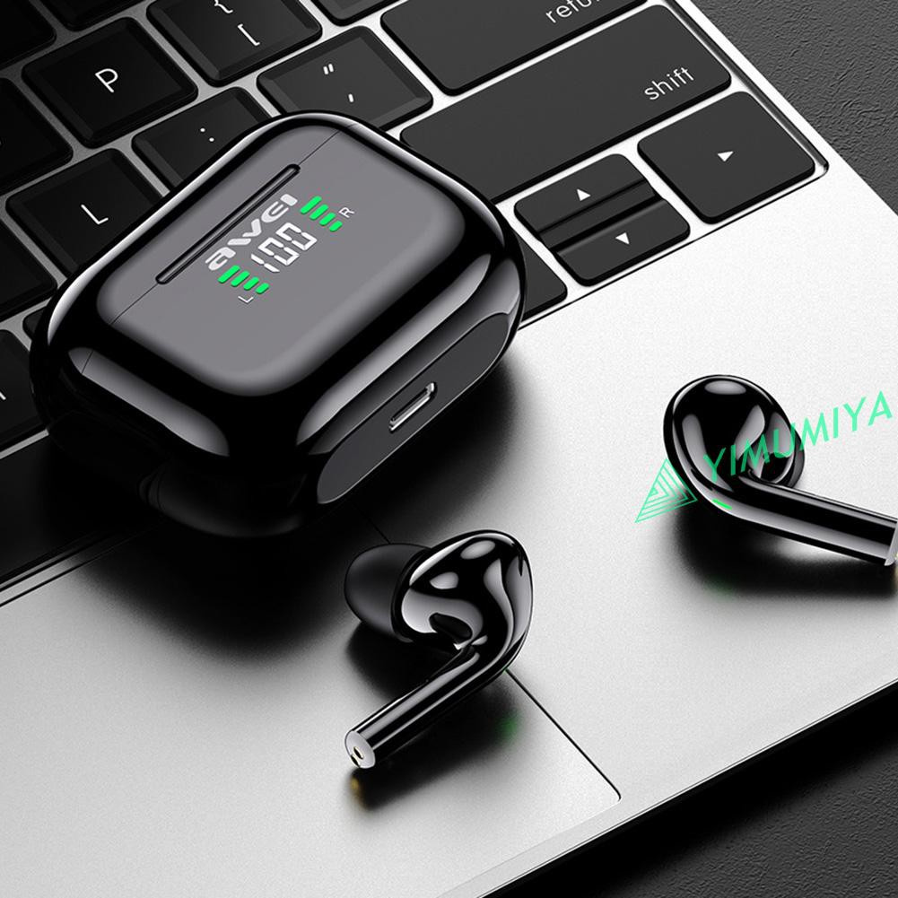 YI AWEI T29P True Wireless Earbuds Bluetooth 5.0 In Ear Headphones with Mic