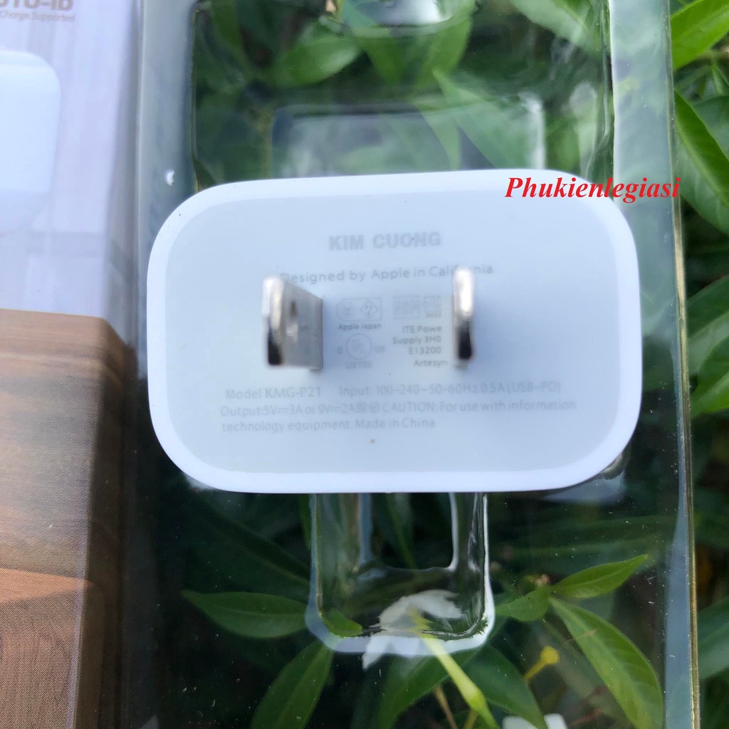 Cốc sạc nhanh PD kim cương P21 đầu Type c