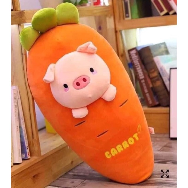 Gối ôm cà rốt to bự 80cm, hkm từ Unidry