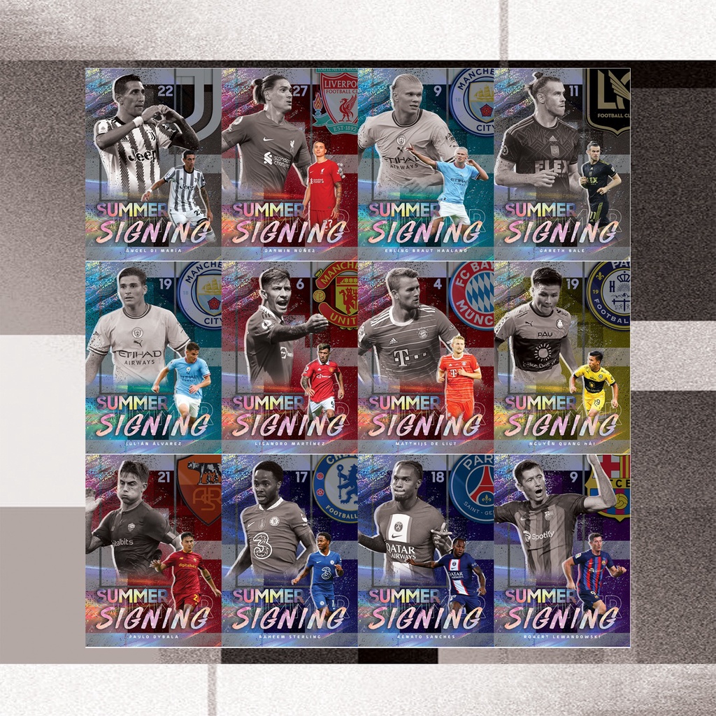 SUMMER SIGNING 2022 | SKY LABELS | Thẻ cầu thủ bóng đá - Soccer Card | Real Madrid, Manchester United - City, Chelsea,..
