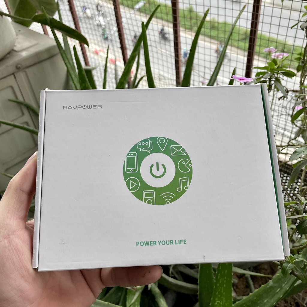 Sạc Dự Phòng 26800mAh RAVPower RP-PB41 - 3 Cổng Sạc Nhanh Thông Minh ismart+ - 27.5W - Hàng Chính Hãng - Bảo Hành 1 Năm