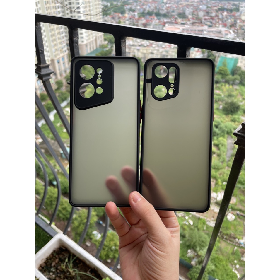Ốp lưng Oppo Find X5, Find X5 Pro viền dẻo màu lưng nhám mờ bảo vệ camera