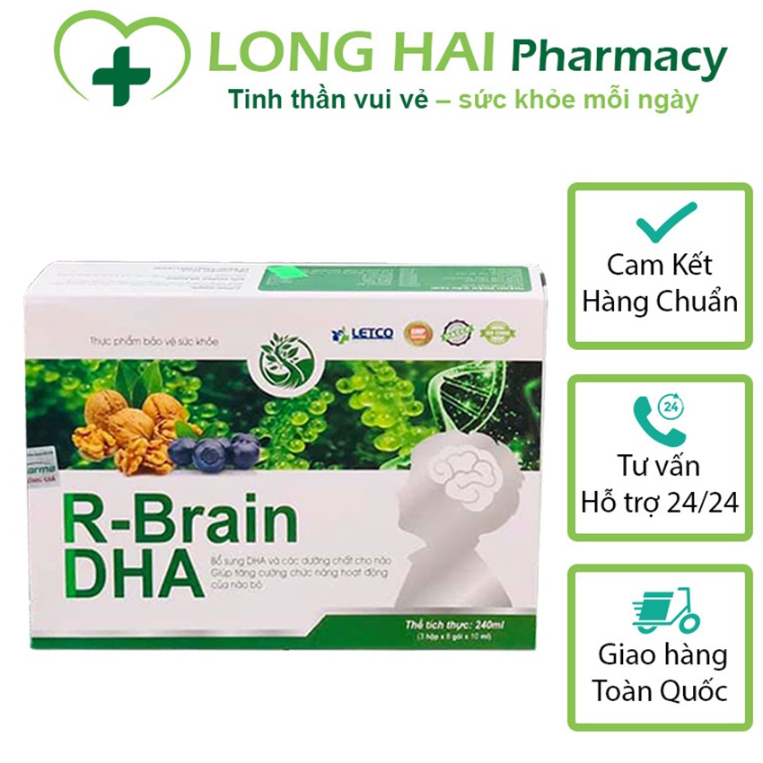 R-Brain DHA bổ não trẻ em dùng được cho trẻ từ 1 tuổi hỗ trợ phát triển não bộ, tăng khả năng tập trung và ghi nhớ ở trẻ