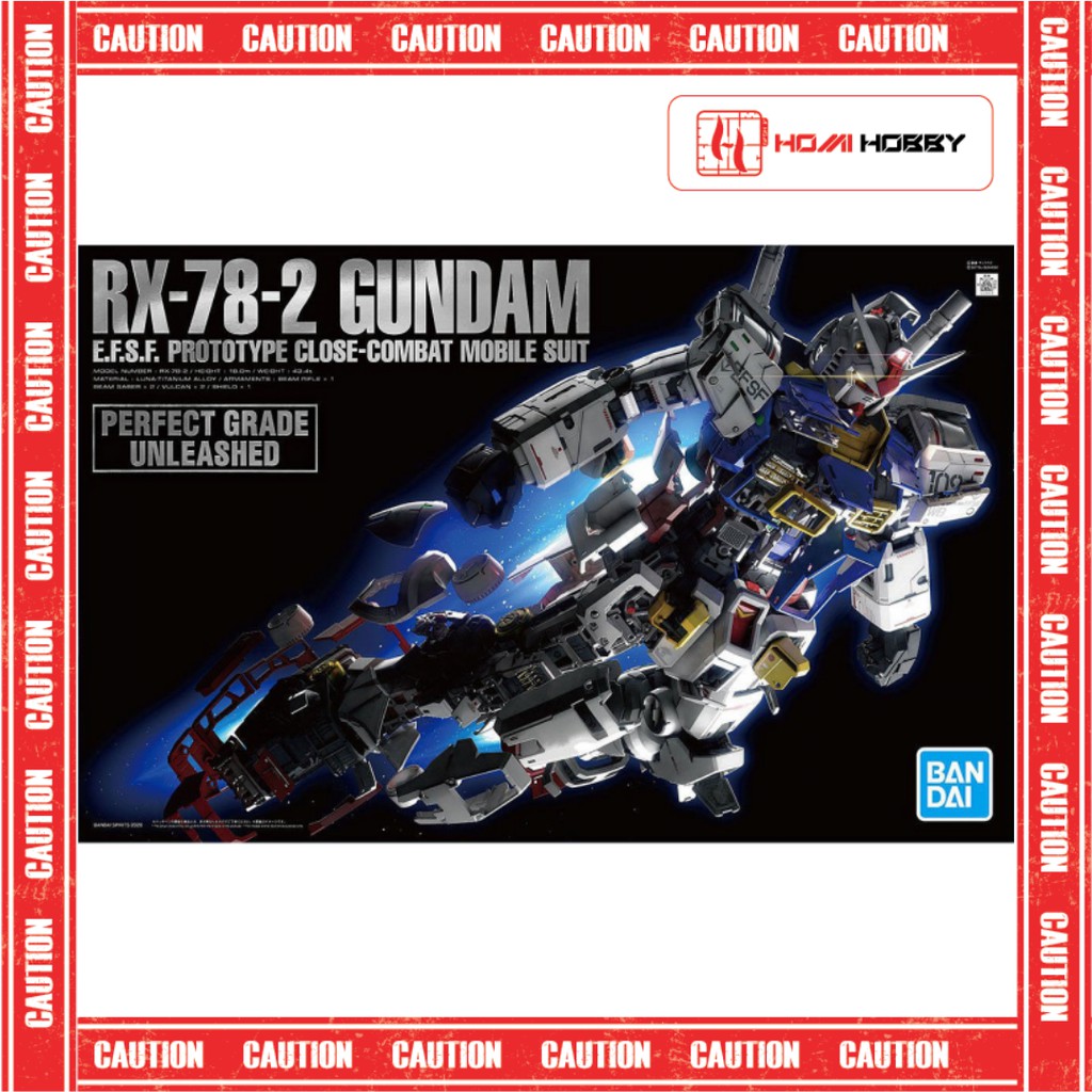 Mô hình lắp ráp gundam PG 1/60 Unleashed RX-78-2