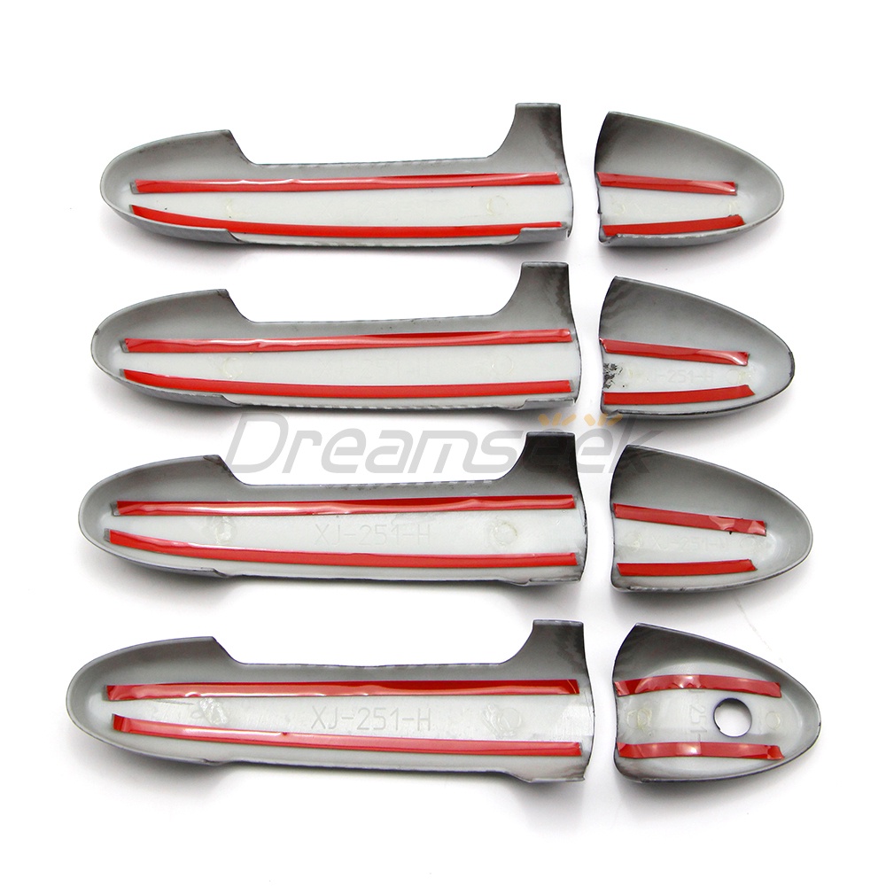Set 8 Ốp Tay Nắm Cửa Sợi Carbon Cho Ford Escape Kuga Mazda Tribute Mercury Mariner 2001-2012