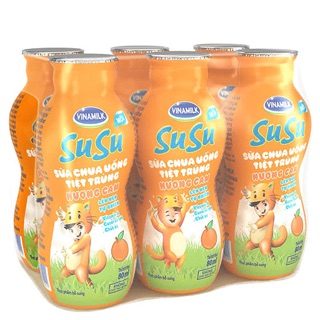 Sữa chua uống Susu Vinamilk (lốc 6 chai 80ml)