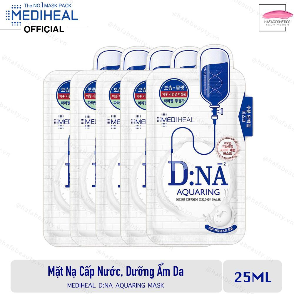 Combo 5 Mặt nạ cấp nước dưỡng ẩm, phục hồi làn da Mediheal D:NA Proatin Mask (Aquaring)