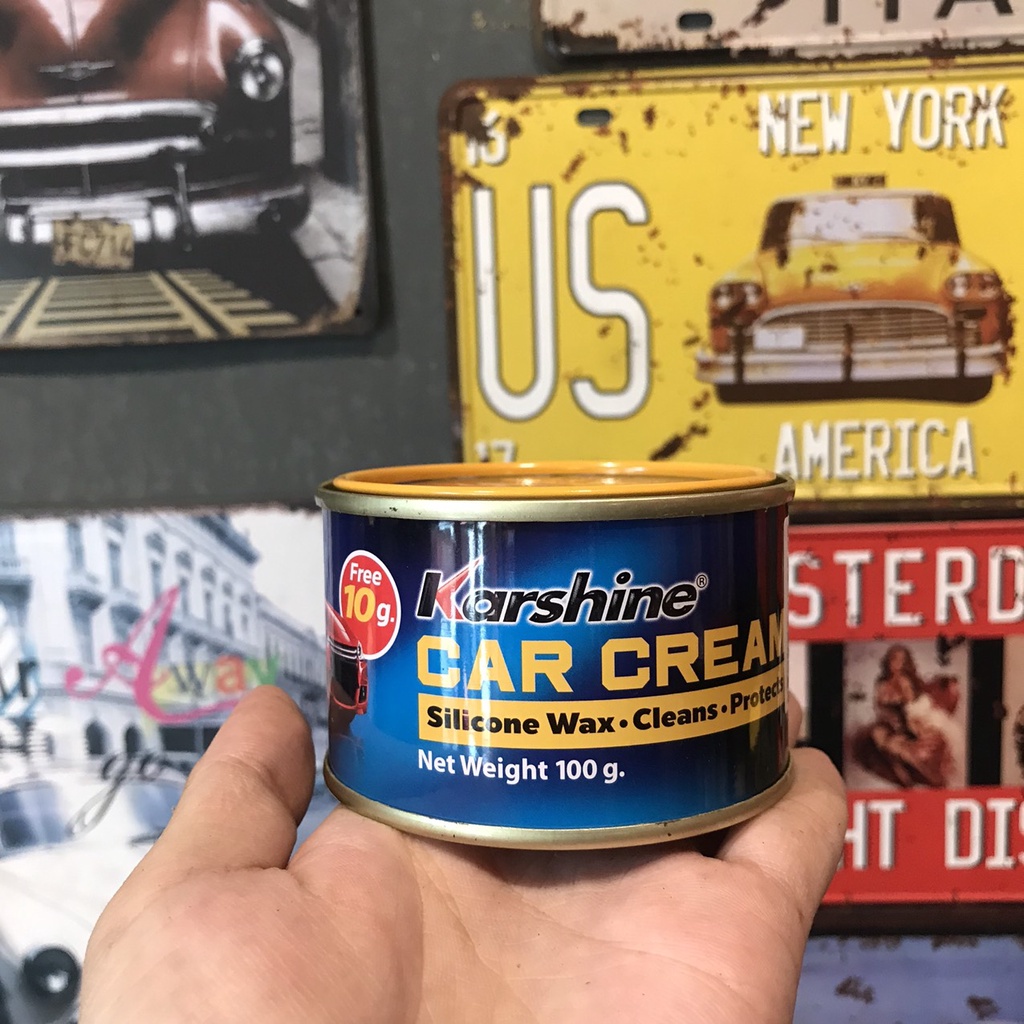 Kem Đánh Bóng, Xóa Xước Sơn Ô tô - Xe Máy Karshine Car Cream Chính Hãng Thái Lan