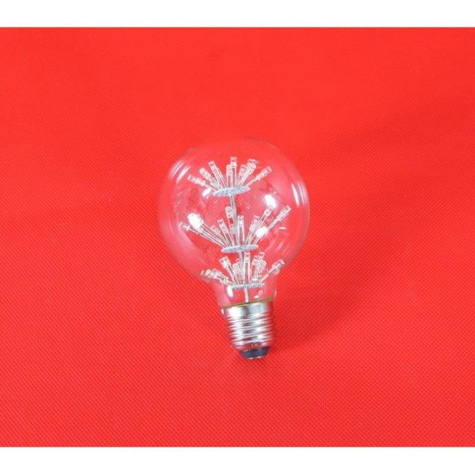 Bộ 2 bóng đèn led trang trí pháo hoa hình G80, đèn trang trí độc đáo