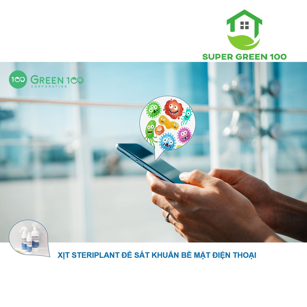Nước Rửa Tay, Sát Khuẩn, Nhập Khẩu Thuỵ Sỹ SteriPlant | BigBuy360 - bigbuy360.vn
