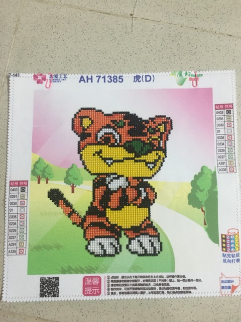 Tranh đính đá thành phẩm