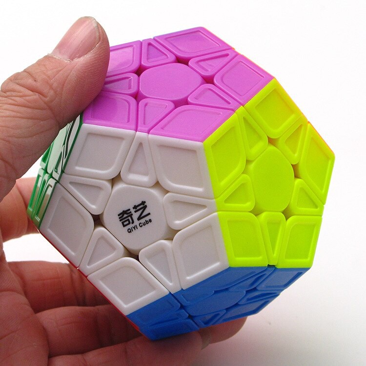 Rubik Megaminx Qiyi Stickerless -  Rubik 12 Mặt Khối Lập Phương Phát Triển IQ