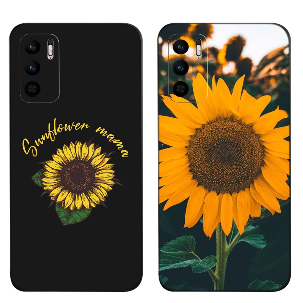 Ốp Điện Thoại Mềm Hình Hoa Hướng Dương Vàng Cho Samsung Galaxy A11 A12 A22 A32 M21 M30s J4 Core A82 A9 JE18 Mới