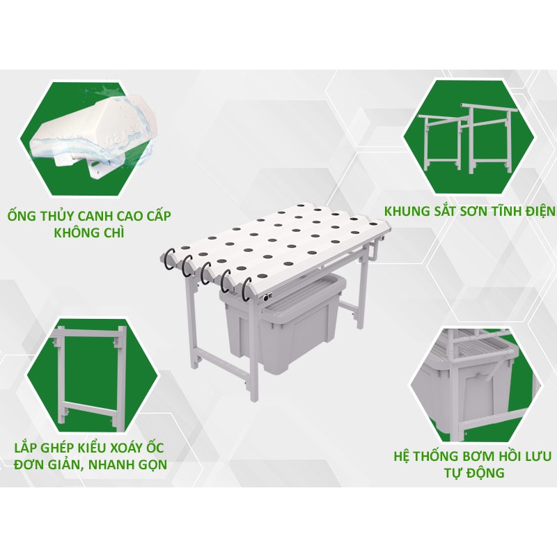 Giàn trồng rau thủy canh GLS 05