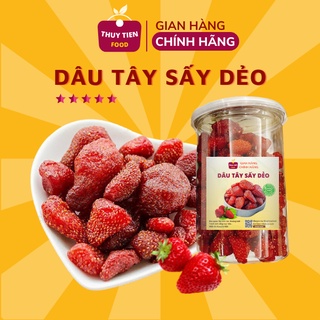 Quả dâu tây sấy dẻo thái lan thuy tien food, hũ 400g cao cấp