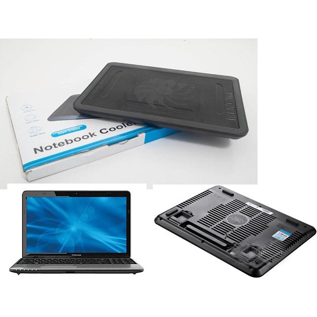 ĐẾ TẢN NHIỆT LAPTOP 13-15 INCH  N19 1 FAN LỚN