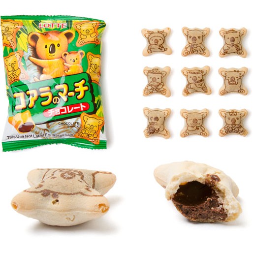 [ĐỦ VỊ] Bánh Gấu Koala March Lotte Nhân sốt 37gr.
