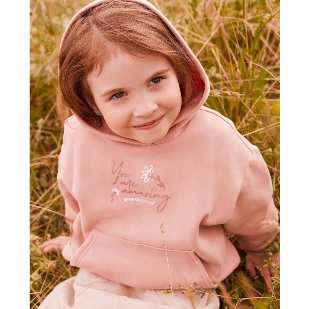 A406 - Áo nỉ hoodie nhiều màu bé gái