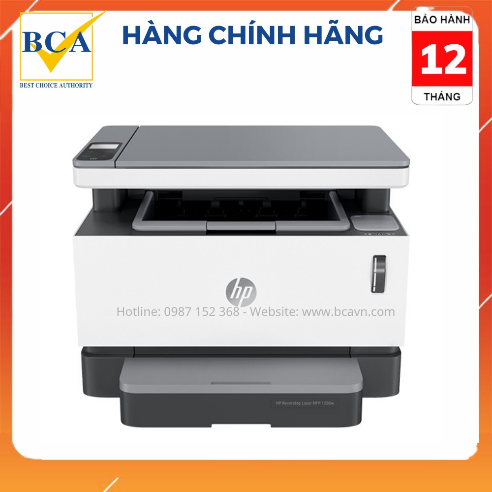Máy in Laser trắng đen đa năng HP Neverstop Mfp 1200w (In, Copy, Scan, Wifi) _ 4RY26A | BigBuy360 - bigbuy360.vn