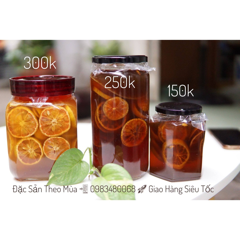 [NOWSHIP] - Chanh đào ngâm mật ong - 450ml