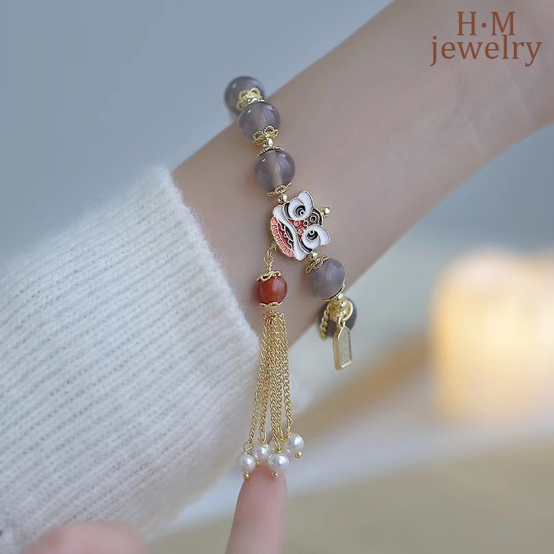 Vòng Đeo Tay Mã Não May Mắn