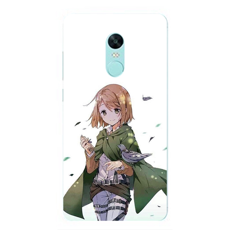 Ốp điện thoại silicon in hoạt hình Attack on Titan cho Wiko View 4 XL Max WIM Sunny 5 Lite Y61