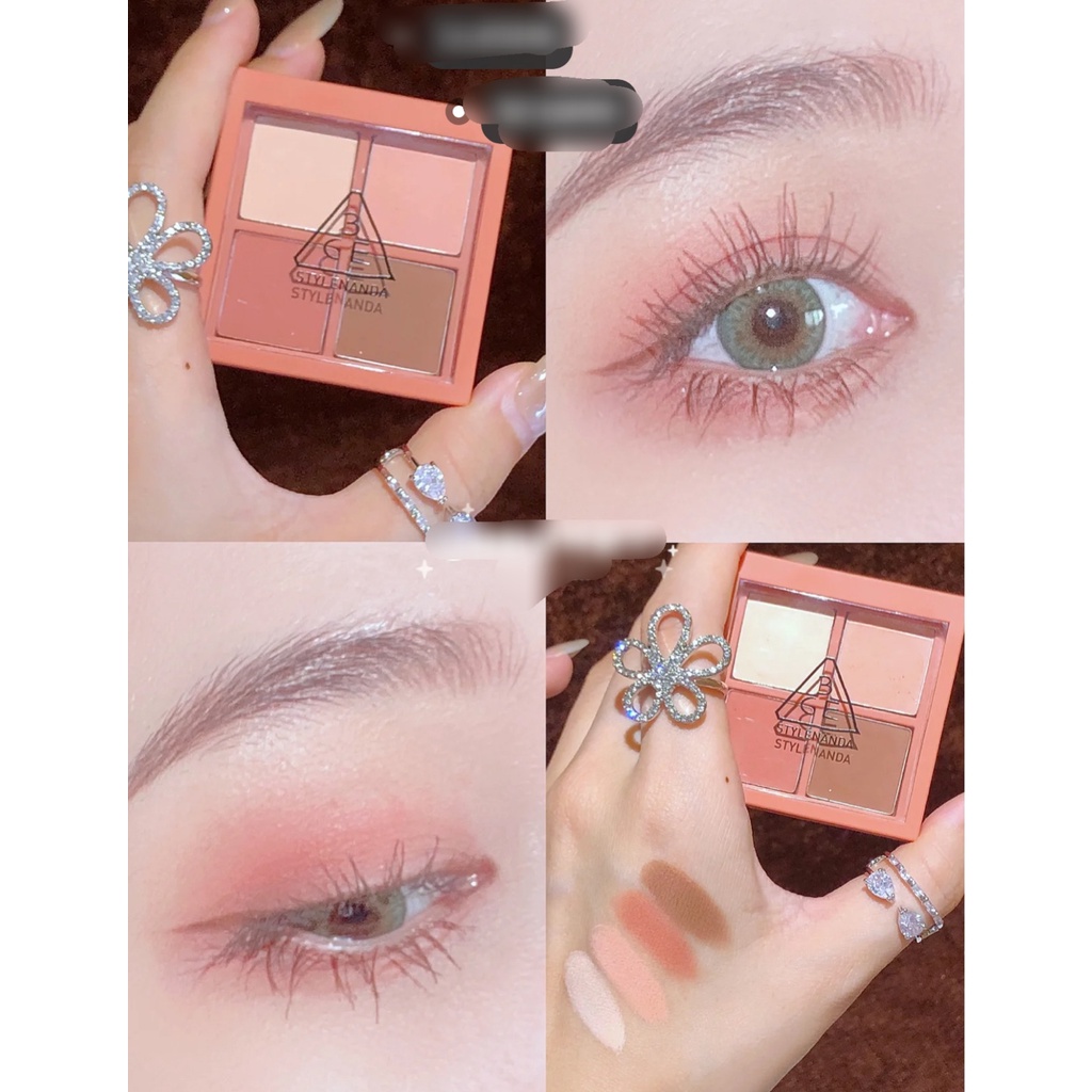 Màu Mắt 4 ô 3CE Mini Multi Eye Color Palette Rose Latte
