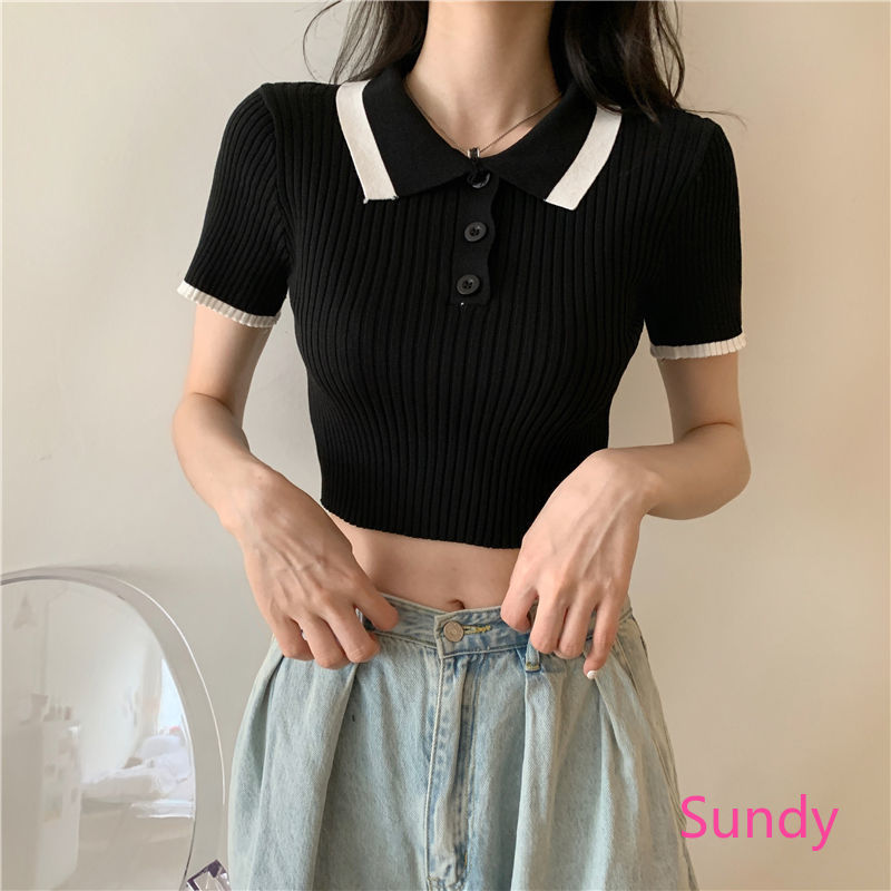 Áo croptop thời trang mùa hè dành cho nữ