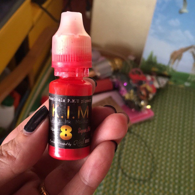 Mực Phun Thiên Kim chính hãng 10ml - Mực phun xăm môi mày Bám màu - Lên màu chuẩn tông cho xăm thẩm mỹ và điêu khắc