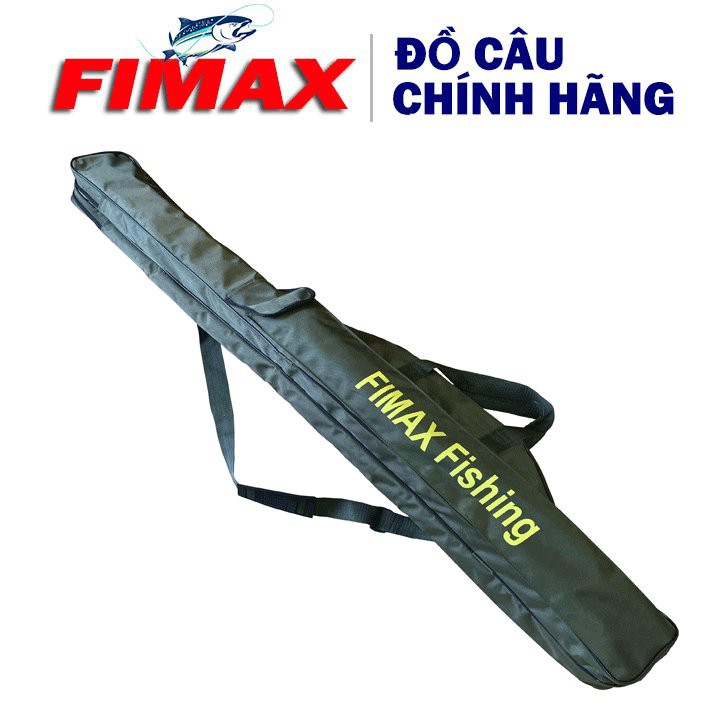 Túi đựng cần câu máy 3 ngăn cao cấp siêu rộng FIMAX, bao đựng cần dài 1m25/1m45/1m65
