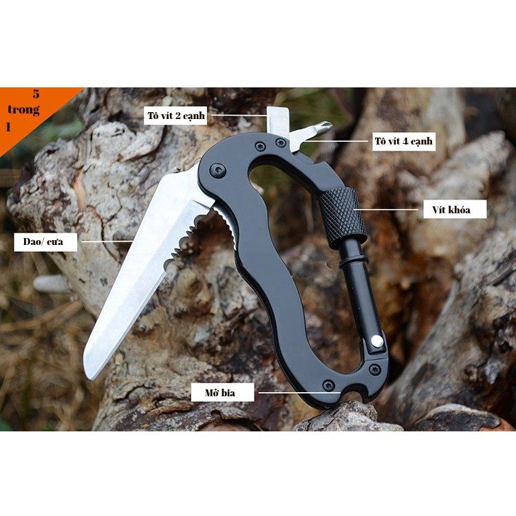 MÓC KHÓA ĐA NĂNG 5 IN 1