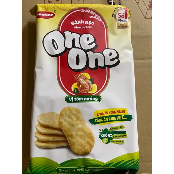 Bánh gạo One One vị tôm nướng gói 150g