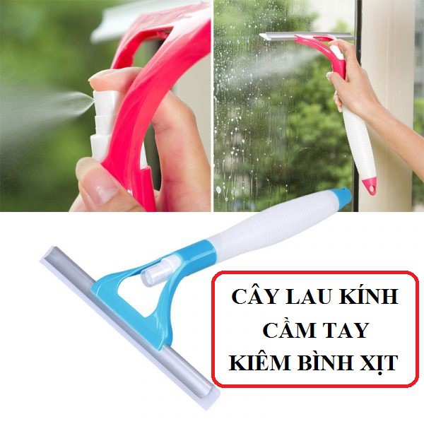 CÂY LAU KÍNH CẦM TAY KIÊM BÌNH XỊT TIỆN LỢI &lt;2463&gt;