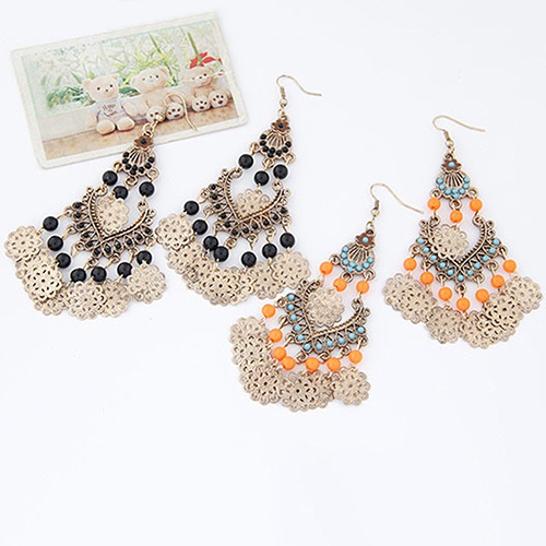 Cặp khuyên tai thiết kế cầu kỳ theo phong cách Bohemian cho nữ