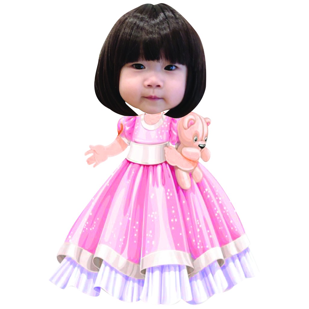 Hình Chibi Trang Trí Sinh Nhật Cho Con, Duyệt Mẫu Trước Khi In