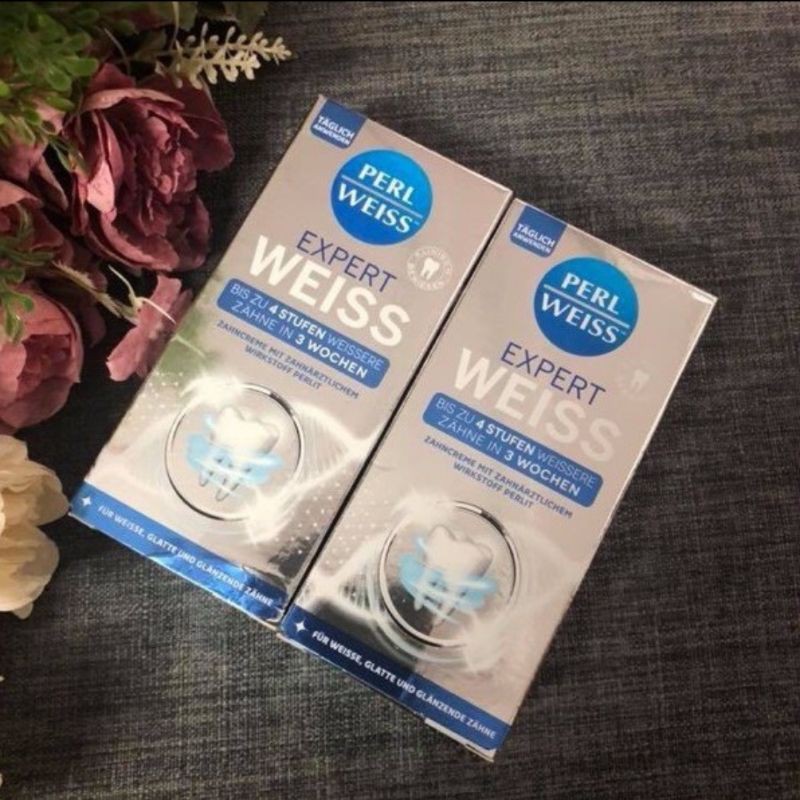Kem đánh răng siêu trắng Perl Weiss Đức 50ml
