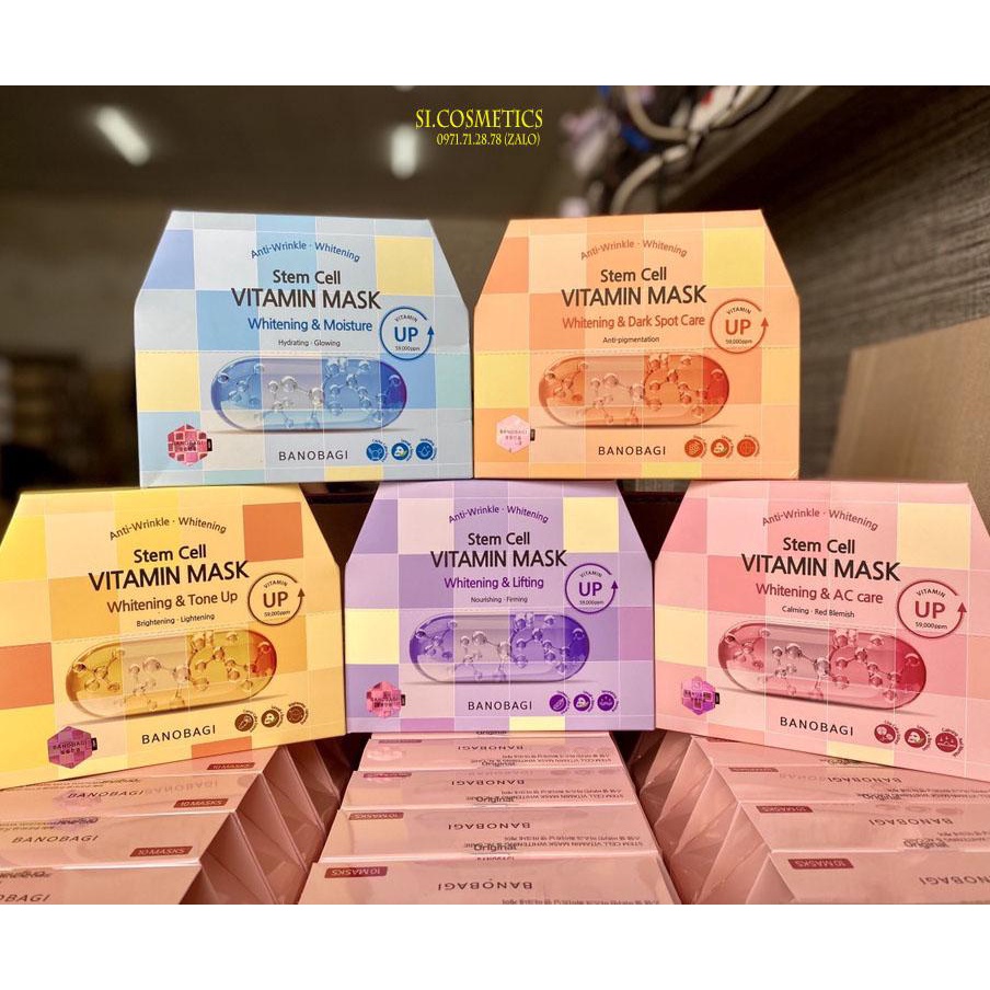 Mặt nạ Banobagi Stem Cell Vitamin Mask mẫu mới