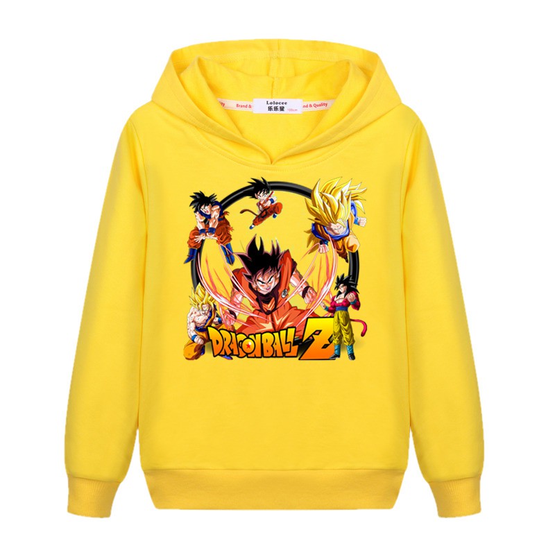 Áo sweater Hoodie in họa tiết Dragon Ball Z Goku hợp thời trang Nhật Bản cho bé gái | BigBuy360 - bigbuy360.vn