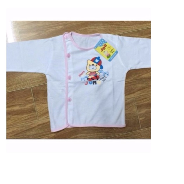 ÁO SƠ SINH CÀI LỆCH CHO BÉ 3-9 kg
