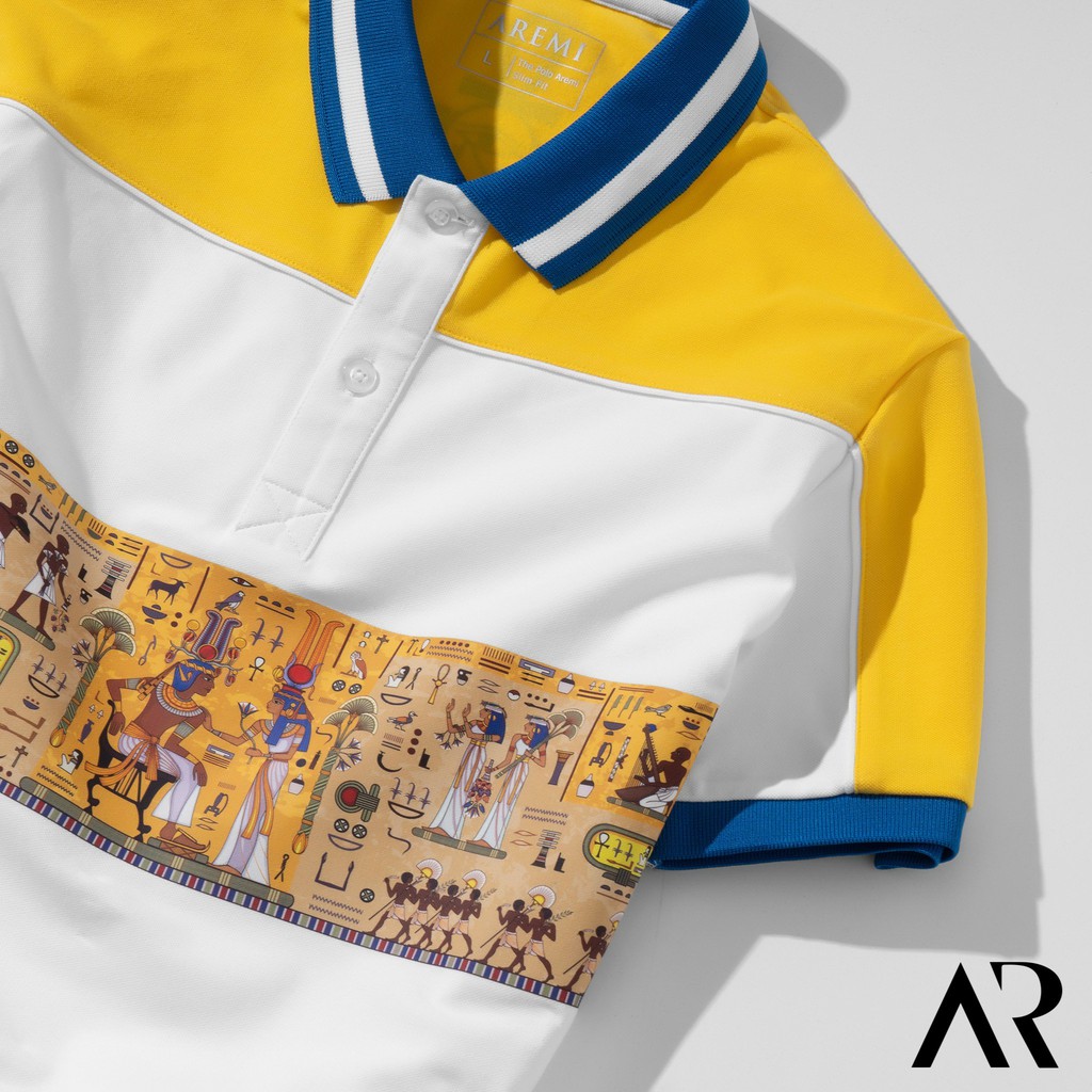 Áo polo nam ai cập cổ bẻ in hình 2d,vải CVC,thun cao cấp chuẩn form,thiết kế sang trọng lịch lãm AREMI -  APL0001 | BigBuy360 - bigbuy360.vn