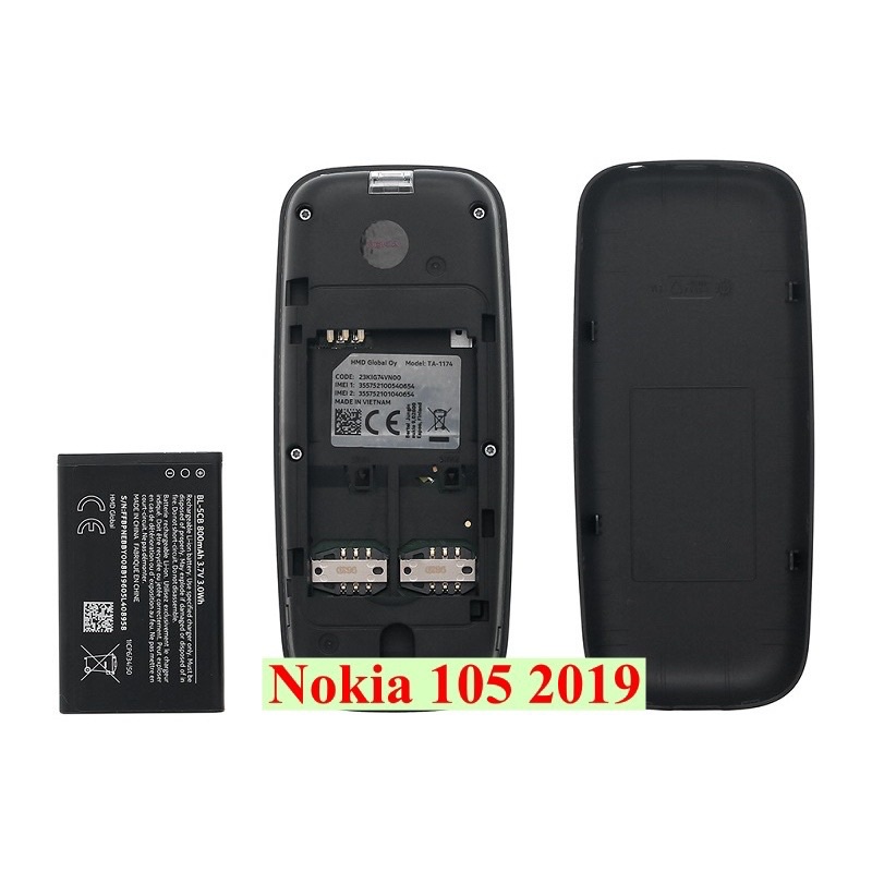 Nokia 105-106 2 sim máy mới 100% full box
