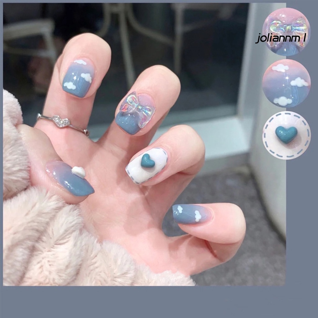 Khuôn móng tay silicon trong suốt tạo họa tiết 3D trang trí