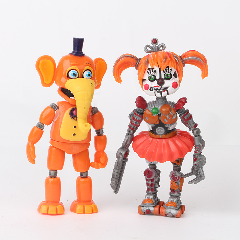 Set 6 Mô Hình Thú Nhồi Bông 13-15cm