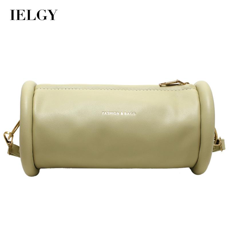 Túi đeo vai IELGY hình trụ dễ phối đồ thời trang cho nữ