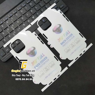 Tấm dán lưng viền iPhone 12 Pro Max, iPhone 12 Pro, iPhone 12, iPhone 12 Mini chất liệu PPF trong suốt