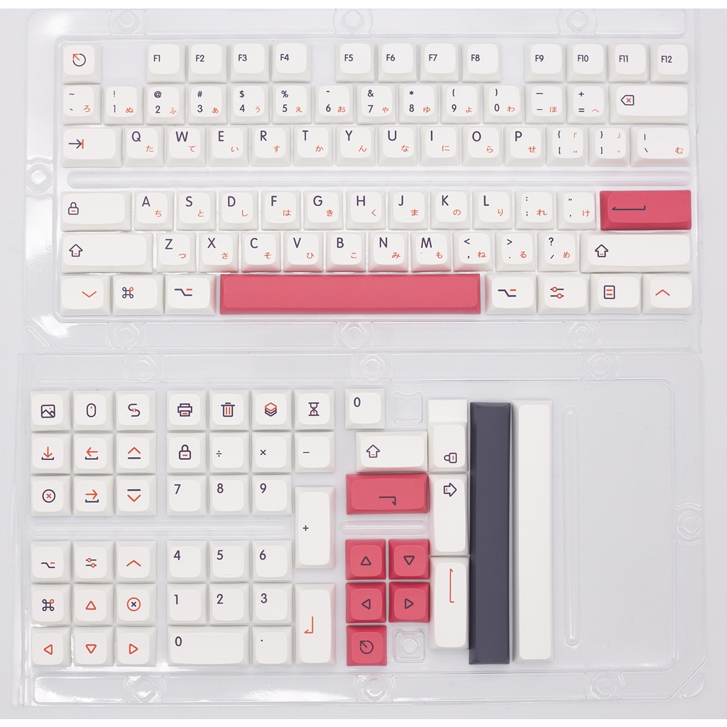 Keycap Daikon 129 nút chiều cao XDA in nhiệt dành cho bàn phím cơ
