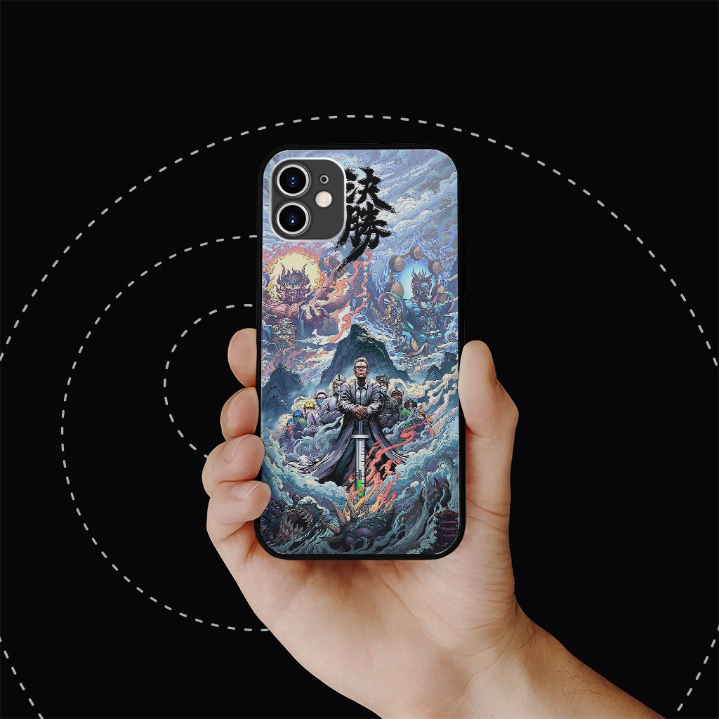 Ốp Lưng hình Đại chiến trên thiên đình Anh hùng diệt quỷ ECOMEX cho iPhone 5 6 7 8 Plus 11 12 Pro Max X Xr MYS20220105